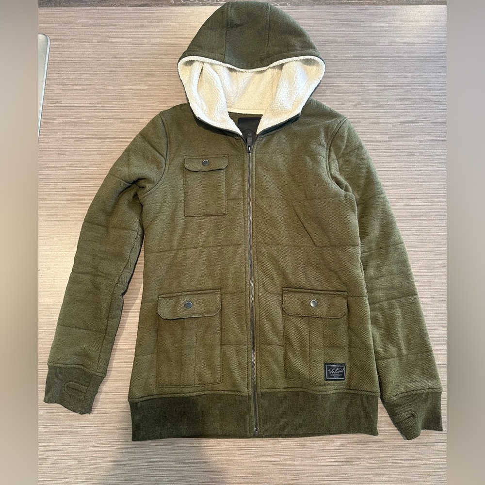 Volcom snow zip up hoodie. Size Small.